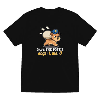 Personalised Postie T-Shirt & Sweatshirt laid flat