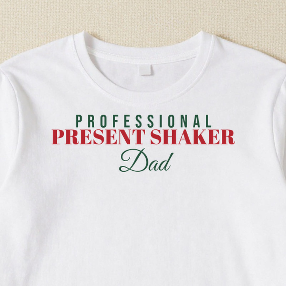 Professional Present Shaker personalised print close-up