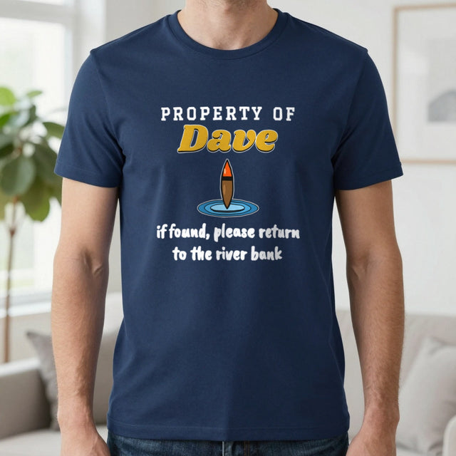 Personalised Property Of Angler T-Shirt & Sweatshirt | If Found Return To The River Bank