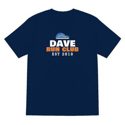 Personalised Run Club T-Shirt & Sweatshirt laid flat