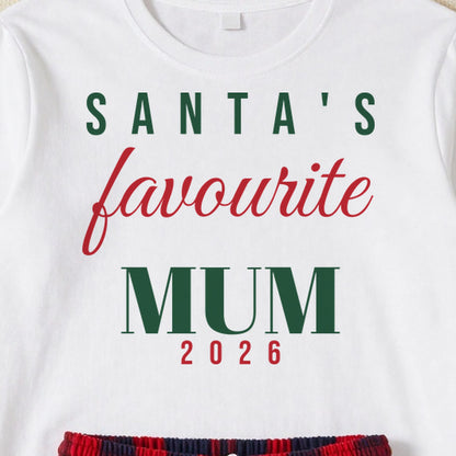 Santas Favourite personalised print close-up