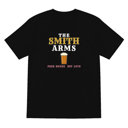 Personalised Pub Sign T-Shirt & Sweatshirt laid flat