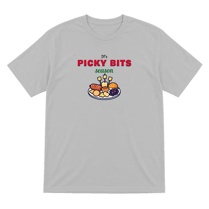 It's Picky Bits Season Christmas Jumper & T-Shirt T-Shirt in Sport Grey