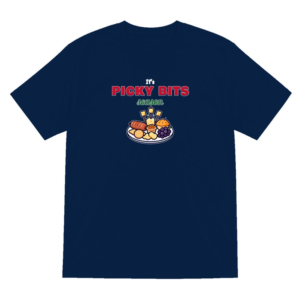 It's Picky Bits Season Christmas Jumper & T-Shirt T-Shirt in Navy