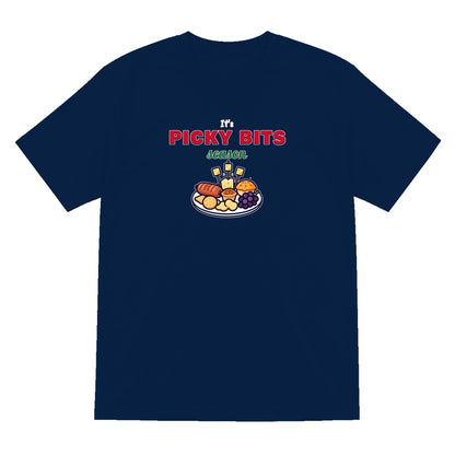 It's Picky Bits Season Christmas Jumper & T-Shirt T-Shirt in Navy
