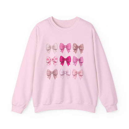 maroon sweatshirt with pink bow collage graphic gift for her