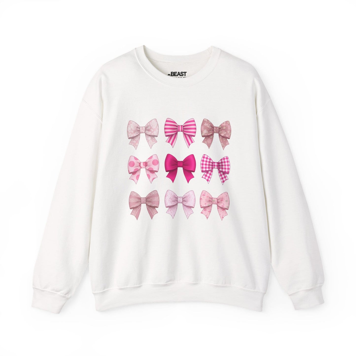pink bow collage sweatshirt white sweatshirt coquette gift idea
