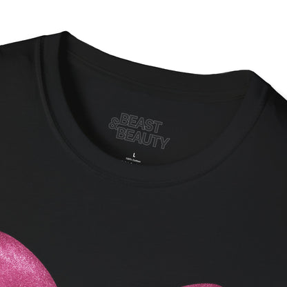 Pink Glitter Bow T-Shirt t-shirt product image 5 from Beast and Beauty