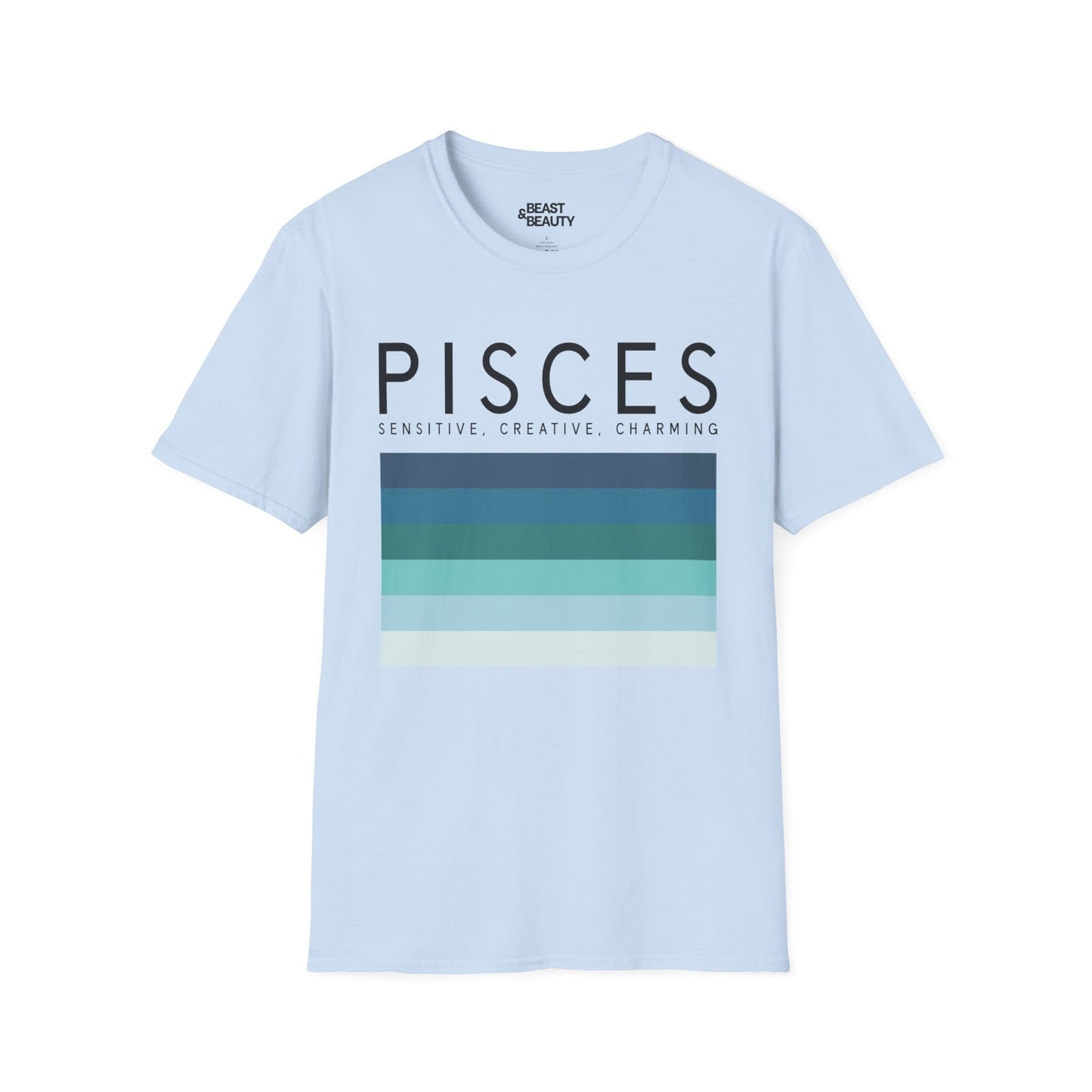 pisces zodiac graphic t-shirt t-shirt second colour product image