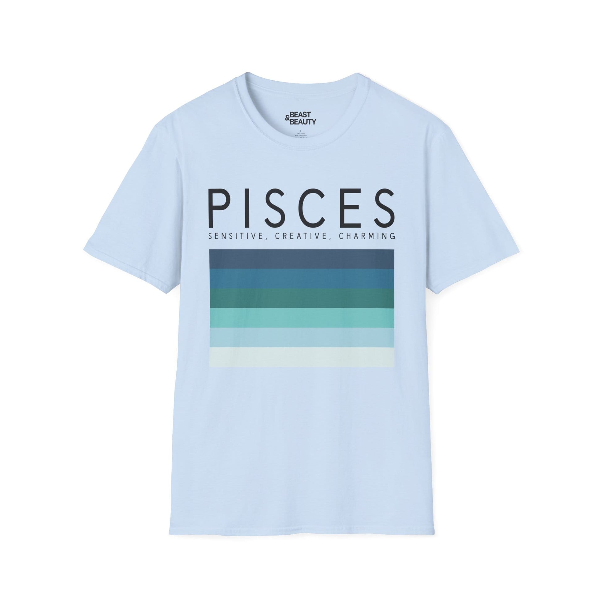 pisces zodiac graphic t-shirt t-shirt second colour product image