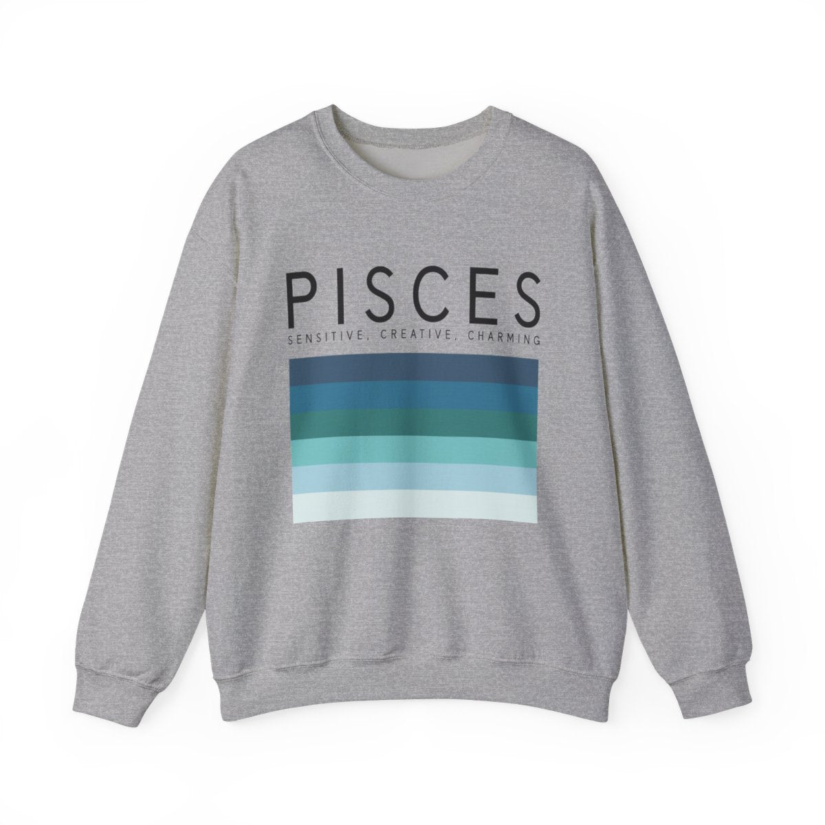 Pisces Zodiac Sign Adult Sweatshirt - funny sweatshirt by Cheeky Business