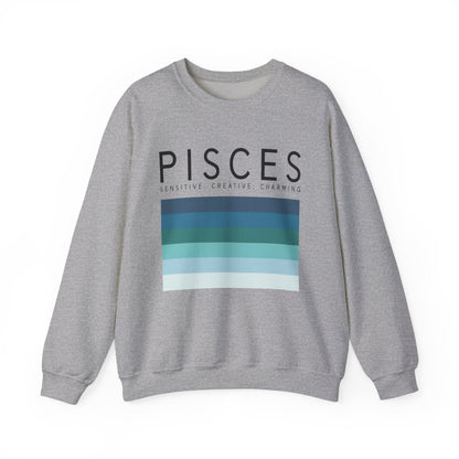 Pisces Zodiac Sign Adult Sweatshirt - funny sweatshirt by Cheeky Business