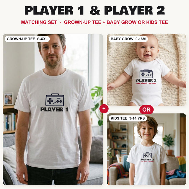 Player 1 & Player 2 Matching Set