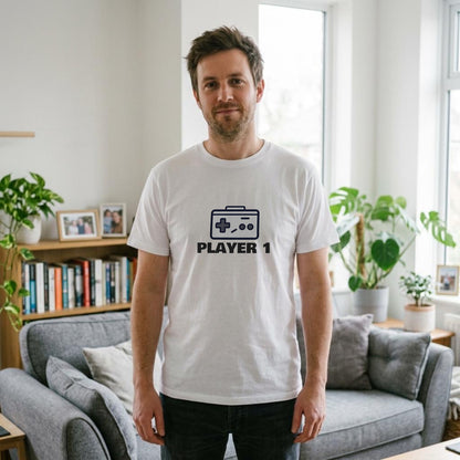 Player 1 & Player 2 grown-up t-shirt