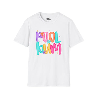 pool bum t-shirt white t-shirt gift gift idea