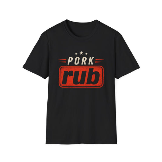 Pork Rub BBQ Pitmaster T-Shirt - funny t-shirt by Cheeky Business