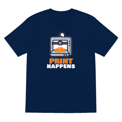 Print Happens Funny 3D Printing T-Shirt & Sweatshirt T-Shirt in Navy