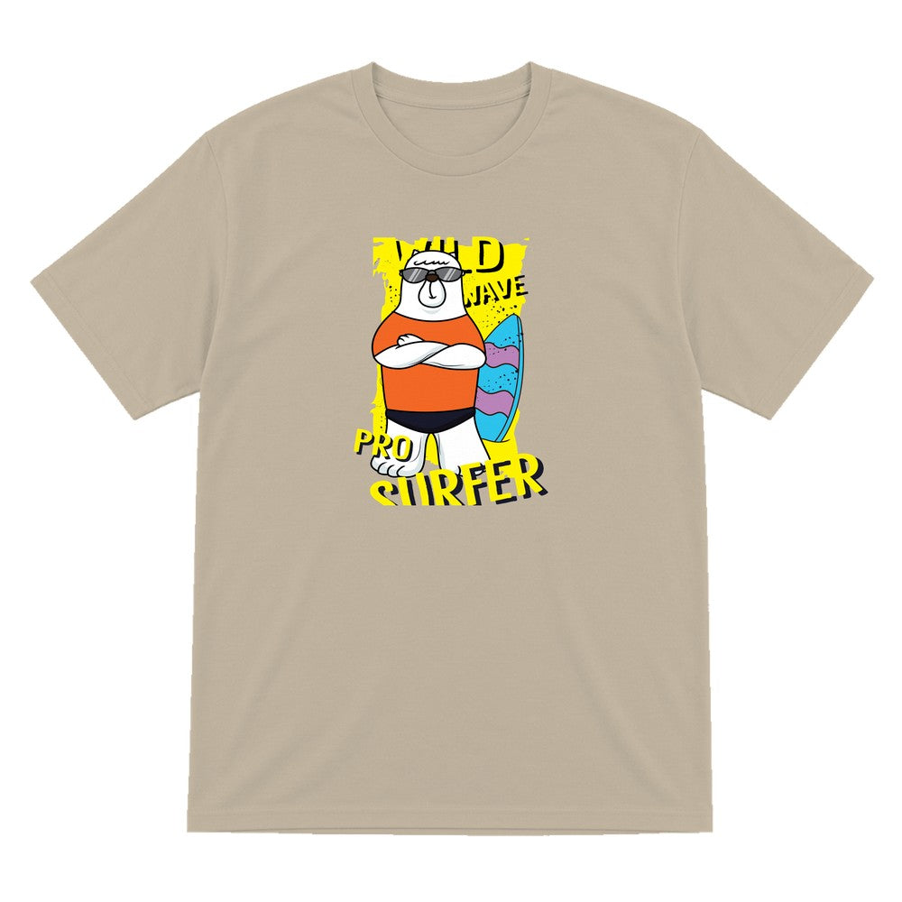 Kids Pro Surfer Bear T-Shirt & Sweatshirt T-Shirt in Sand