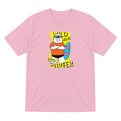 Kids Pro Surfer Bear T-Shirt & Sweatshirt T-Shirt in Light Pink