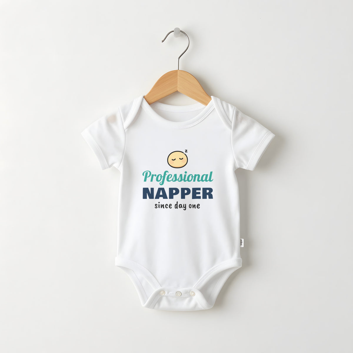Professional Napper Since Day One funny baby grow