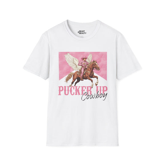 Pucker Up Cowboy T-Shirt t-shirt product image 1 from Beast and Beauty