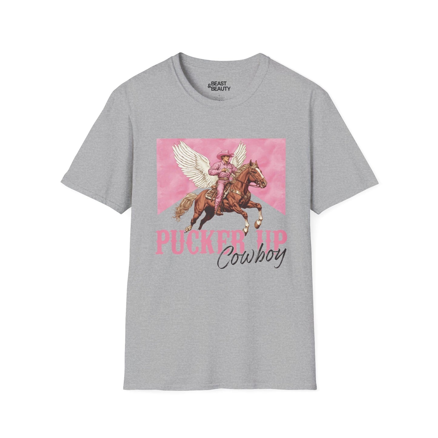 Pucker Up Cowboy T-Shirt t-shirt product image 3 from Beast and Beauty