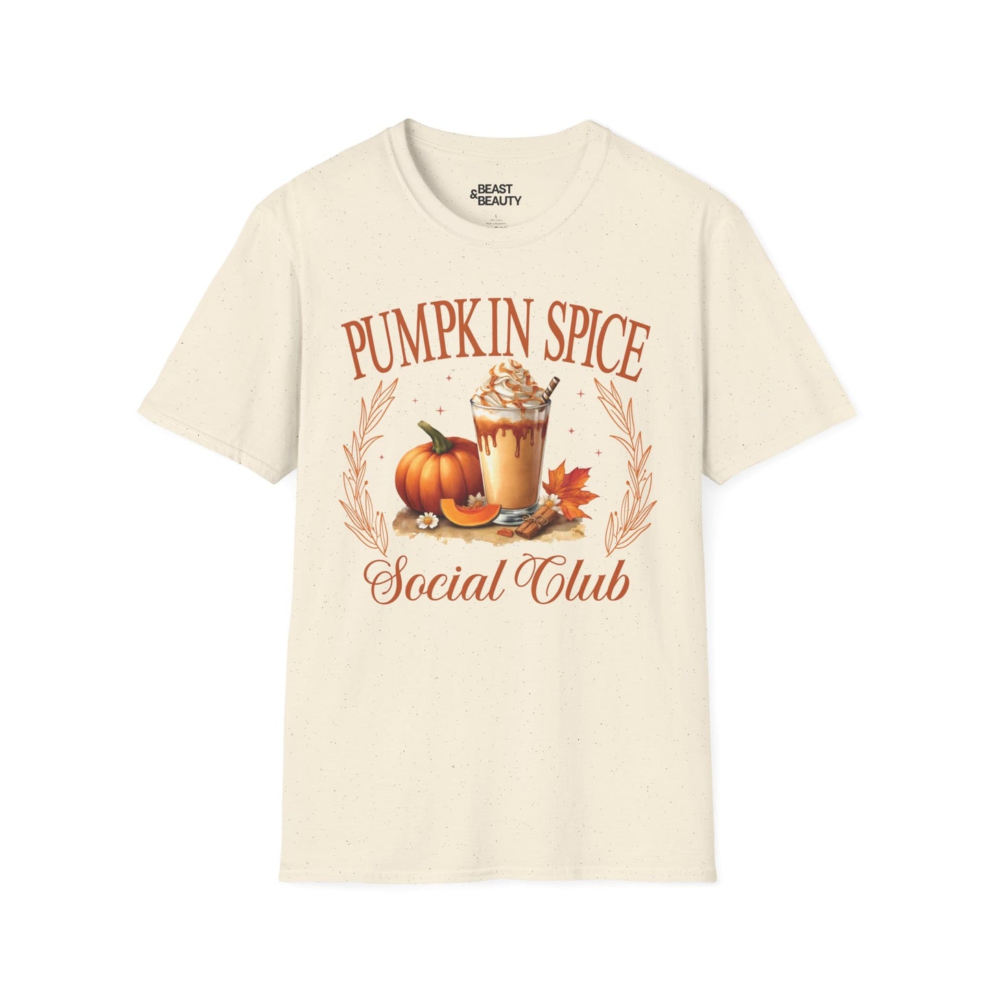 pumpkin spice social club t-shirt t-shirt fourth colour product image