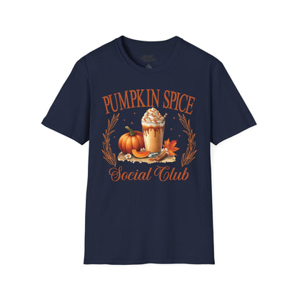pumpkin spice social club t-shirt t-shirt alternate colour product image