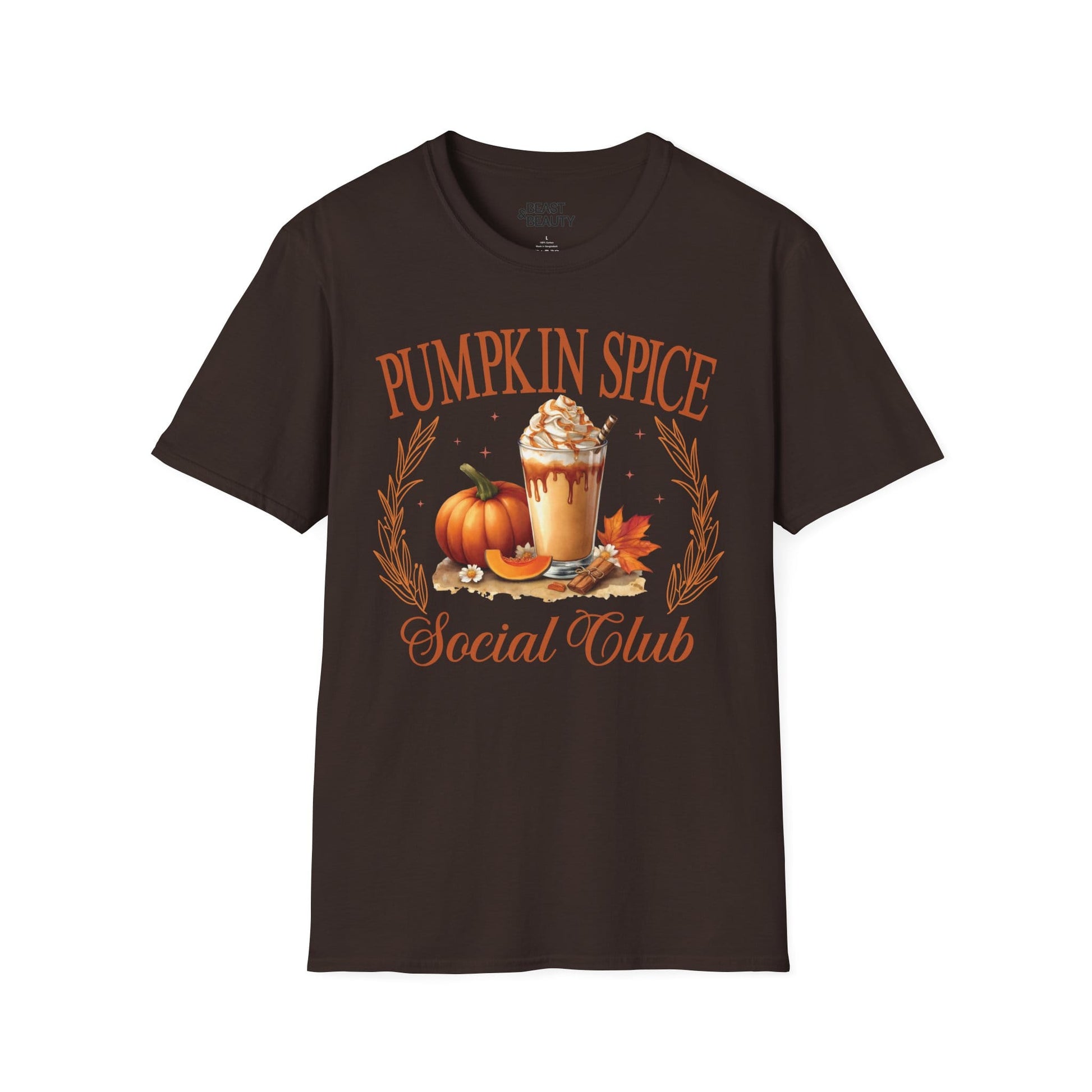 pumpkin spice social club t-shirt t-shirt front product image