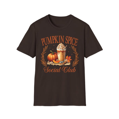Pumpkin Spice Social Club T-Shirt - funny t-shirt by Cheeky Business