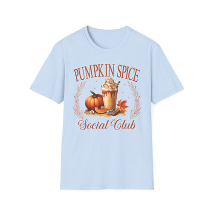 Pumpkin Spice Social Club T-Shirt - funny t-shirt by Cheeky Business