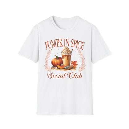 Pumpkin Spice Social Club T-Shirt - funny t-shirt by Cheeky Business