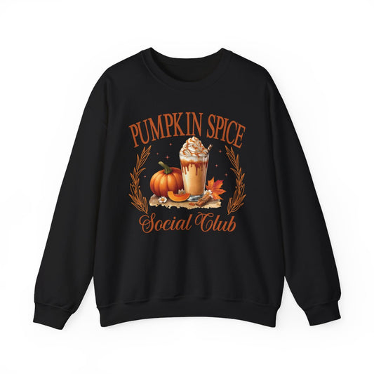 Pumpkin Spice Social Club Sweatshirt - funny sweatshirt by Cheeky Business