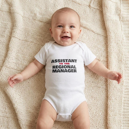 Regional Manager & Assistant baby grow