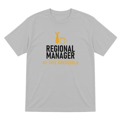 Regional Manager Of This Household Funny Dad T-Shirt & Sweatshirt T-Shirt in Sport Grey