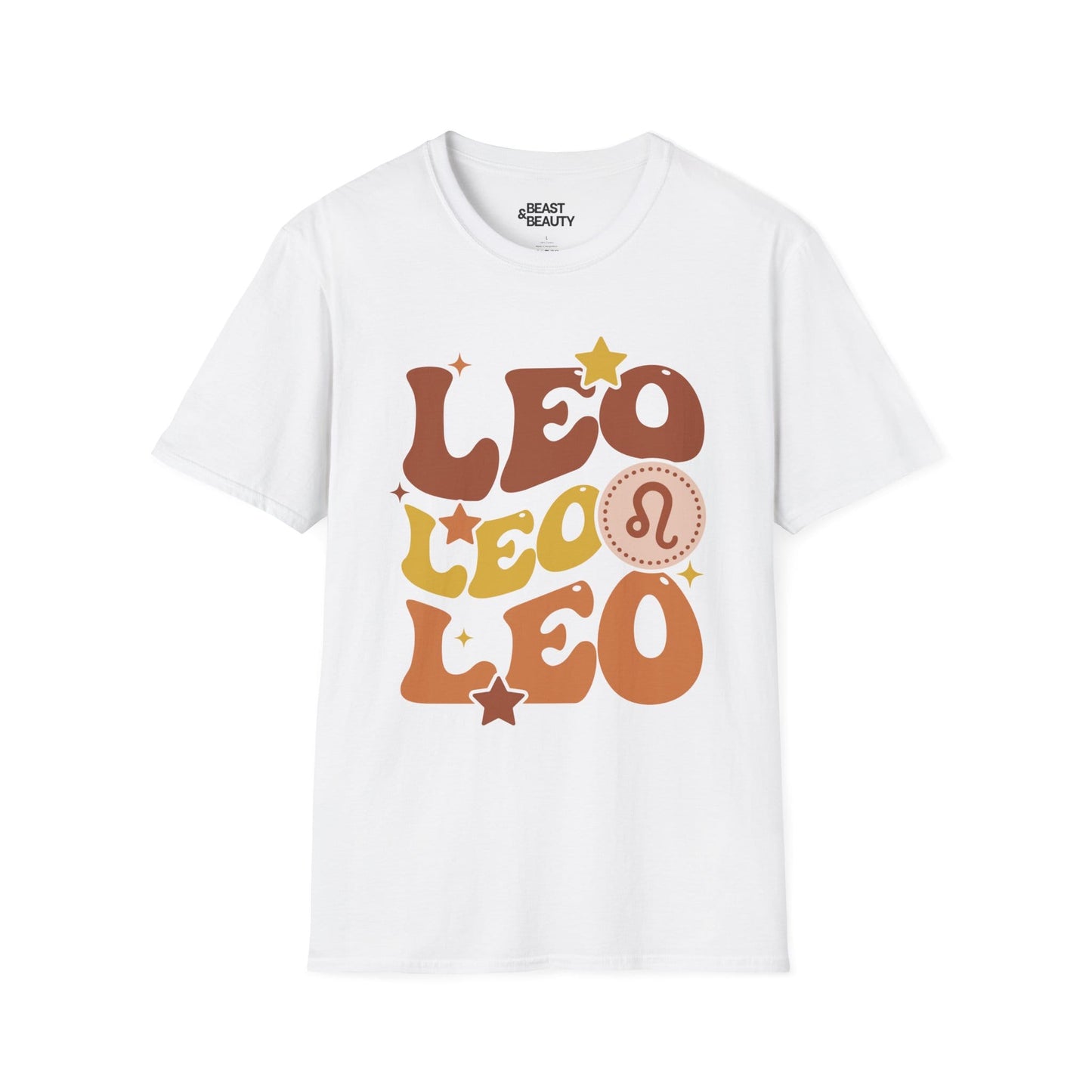 retro leo zodiac graphic t-shirt t-shirt second colour product image