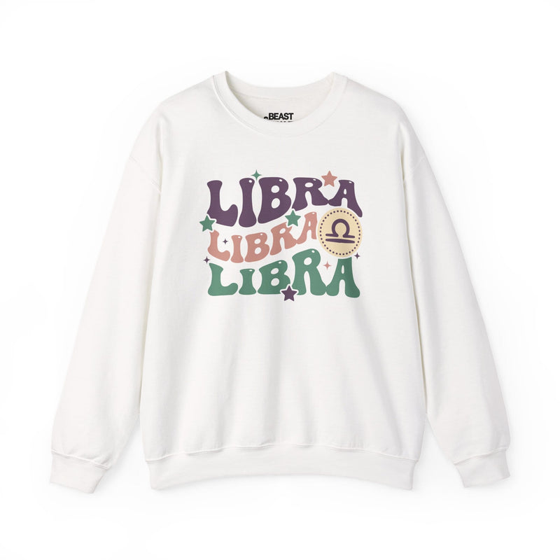 Retro Libra Zodiac Sign Sweatshirt