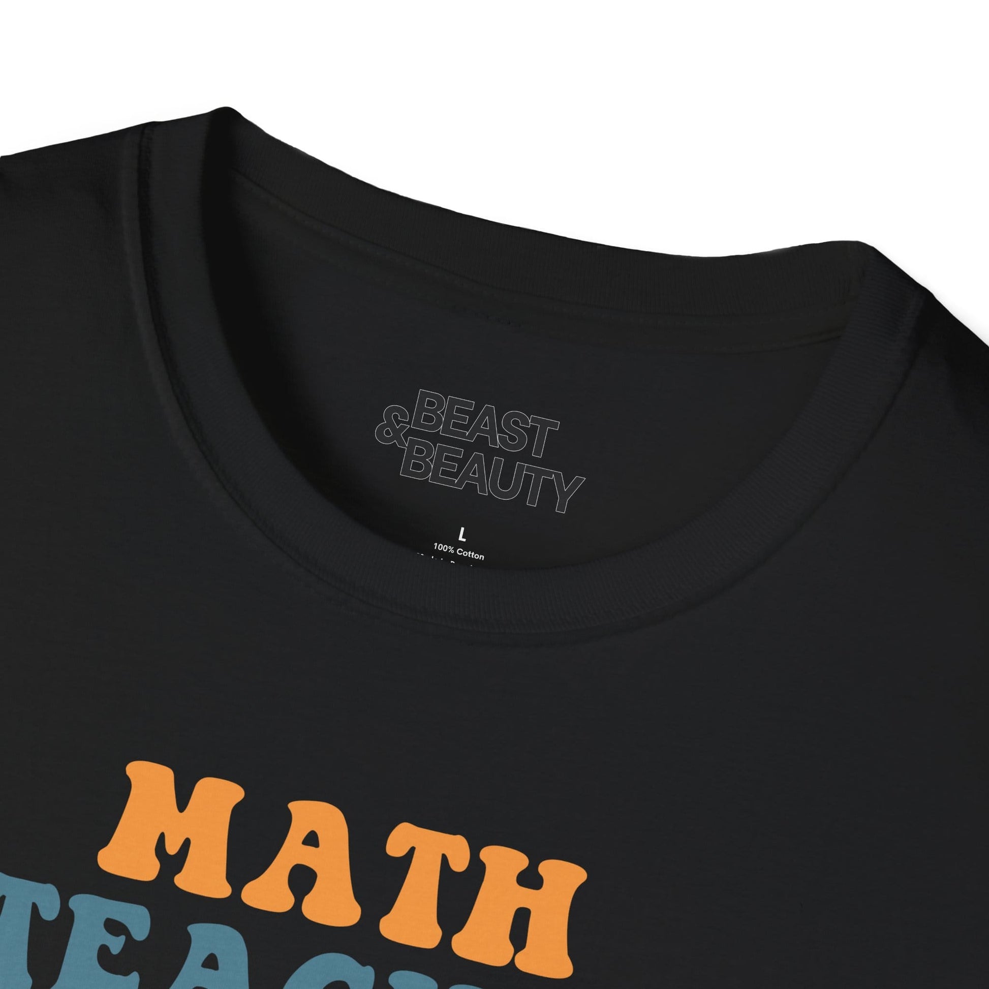 retro math teacher funny graphic t-shirt t-shirt fourth colour product image