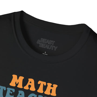retro math teacher funny graphic t-shirt t-shirt fourth colour product image