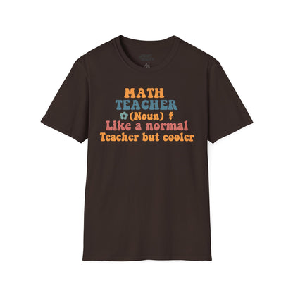 retro math teacher funny graphic t-shirt t-shirt third colour product image