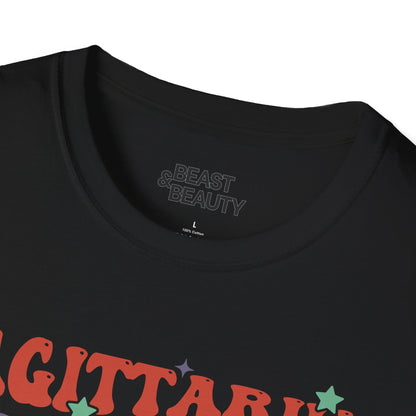 retro sagittarius zodiac graphic t-shirt t-shirt sixth colour product image