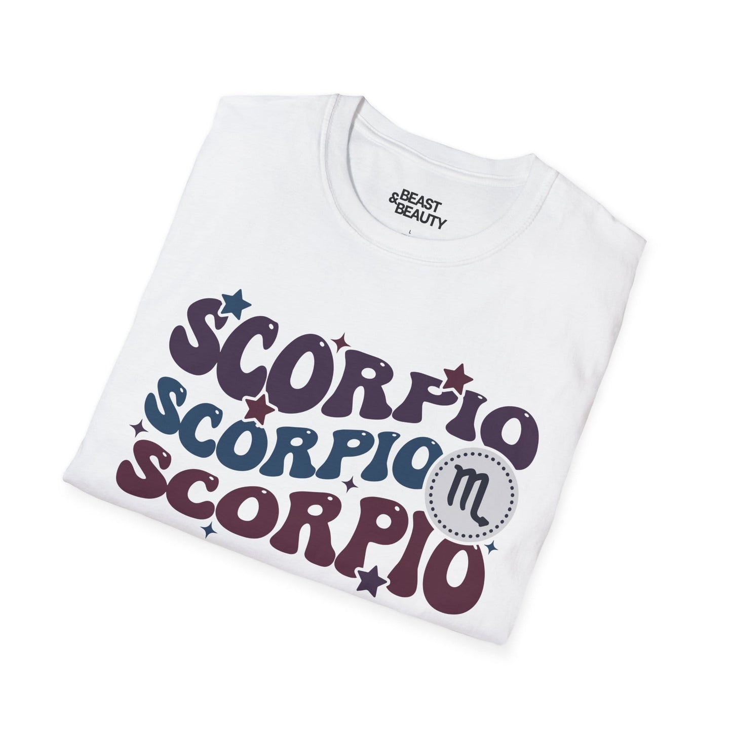 retro scorpio zodiac graphic t-shirt t-shirt fourth colour product image