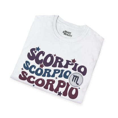 retro scorpio zodiac graphic t-shirt t-shirt fourth colour product image