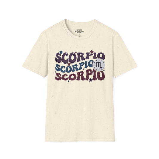 retro scorpio zodiac graphic t-shirt t-shirt alternate colour product image