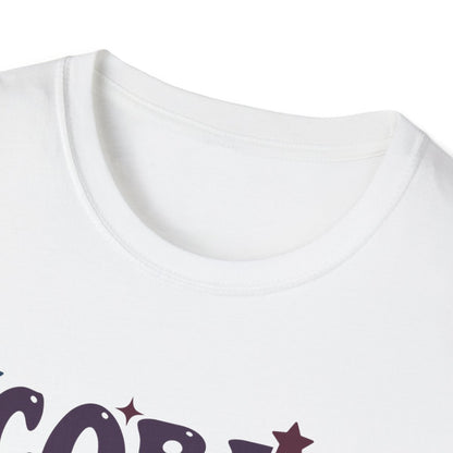 retro scorpio t-shirt styled with casual jeans