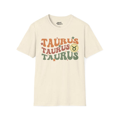 retro taurus zodiac graphic t-shirt t-shirt second colour product image