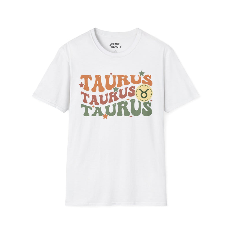 Camiseta Retro Gráfica del Zodíaco Tauro