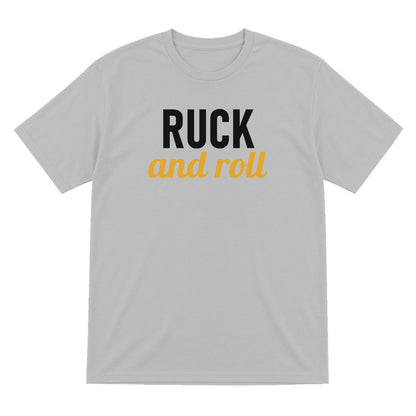 Ruck And Roll Funny Rugby T-Shirt & Sweatshirt T-Shirt in Sport Grey