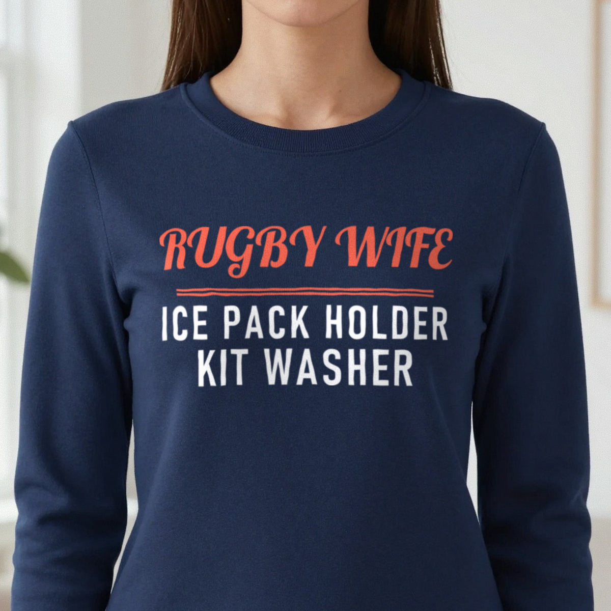 Rugby Wife Ice Pack Holder Funny Rugby Wife T-Shirt & Sweatshirt in another colour