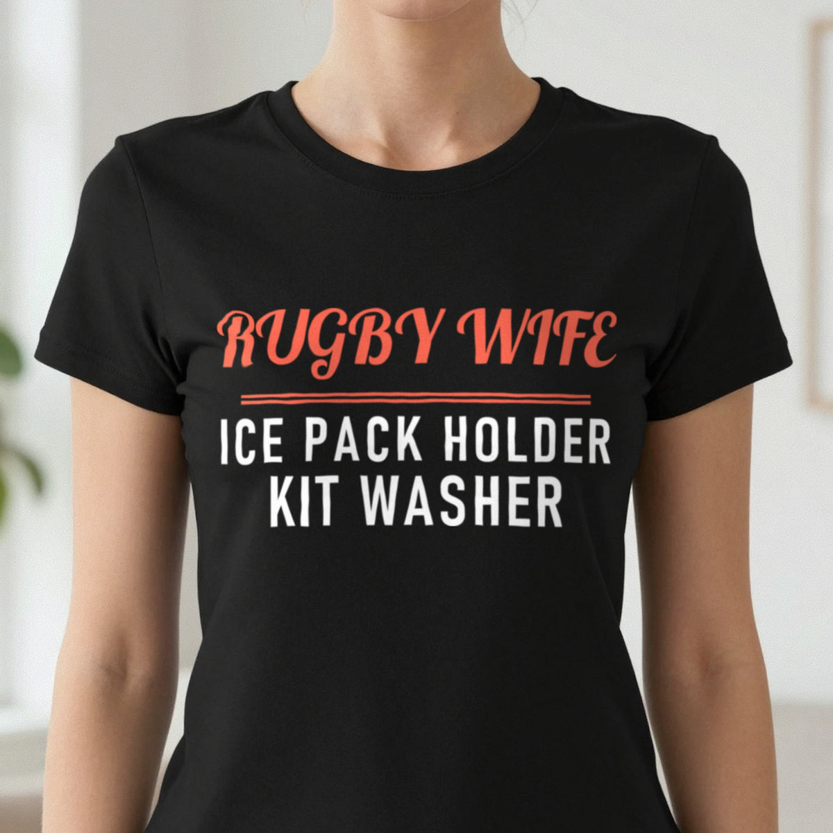 Rugby Wife Ice Pack Holder Funny Rugby Wife T-Shirt & Sweatshirt close-up